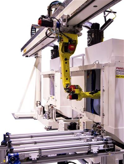 machine loading robots