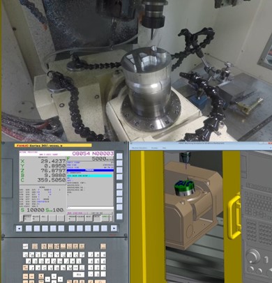 FANUC CNC Milling Machine and Controller