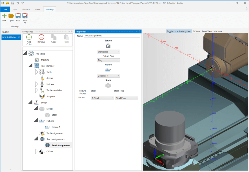 job-setup-screen-ncrs