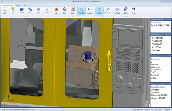 CNC Machining Simulation Mixed Type