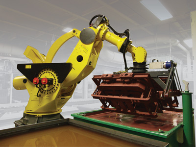 Largest shop fanuc robot