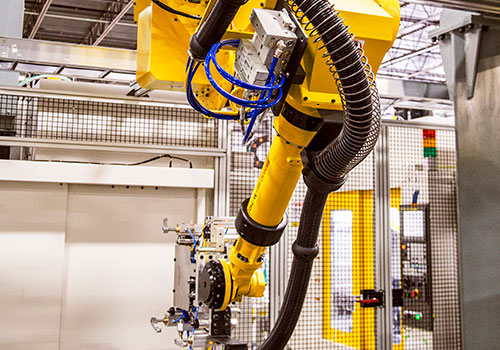 FANUC Robot Operating in Job Shop