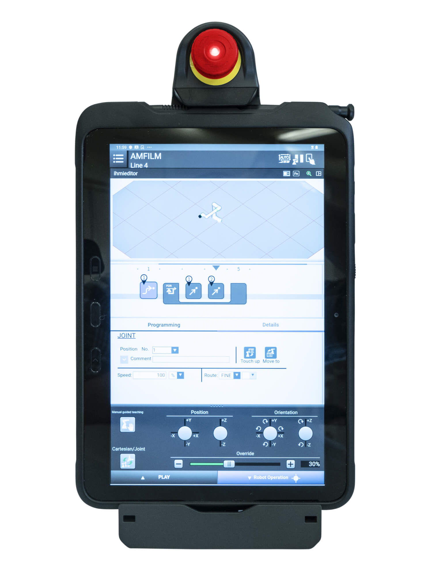 Tablet Teach Pendant | FANUC America Tablet Teach Pendant | FANUC America