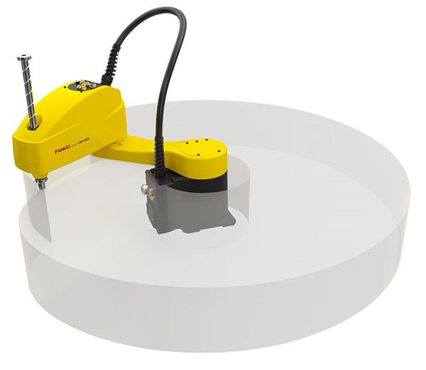 FANUC-SCARA-Work-Envelope FANUC-SCARA-Work-Envelope