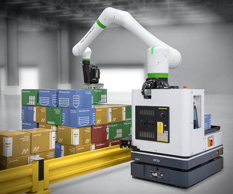 CRX-30iA with AMR Palletizing