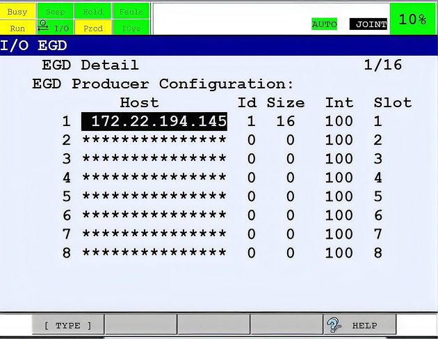 Ethernet Global Data Protocol (EGD) I/O