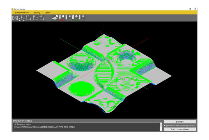 Fanuc cnc software tool path optimizer