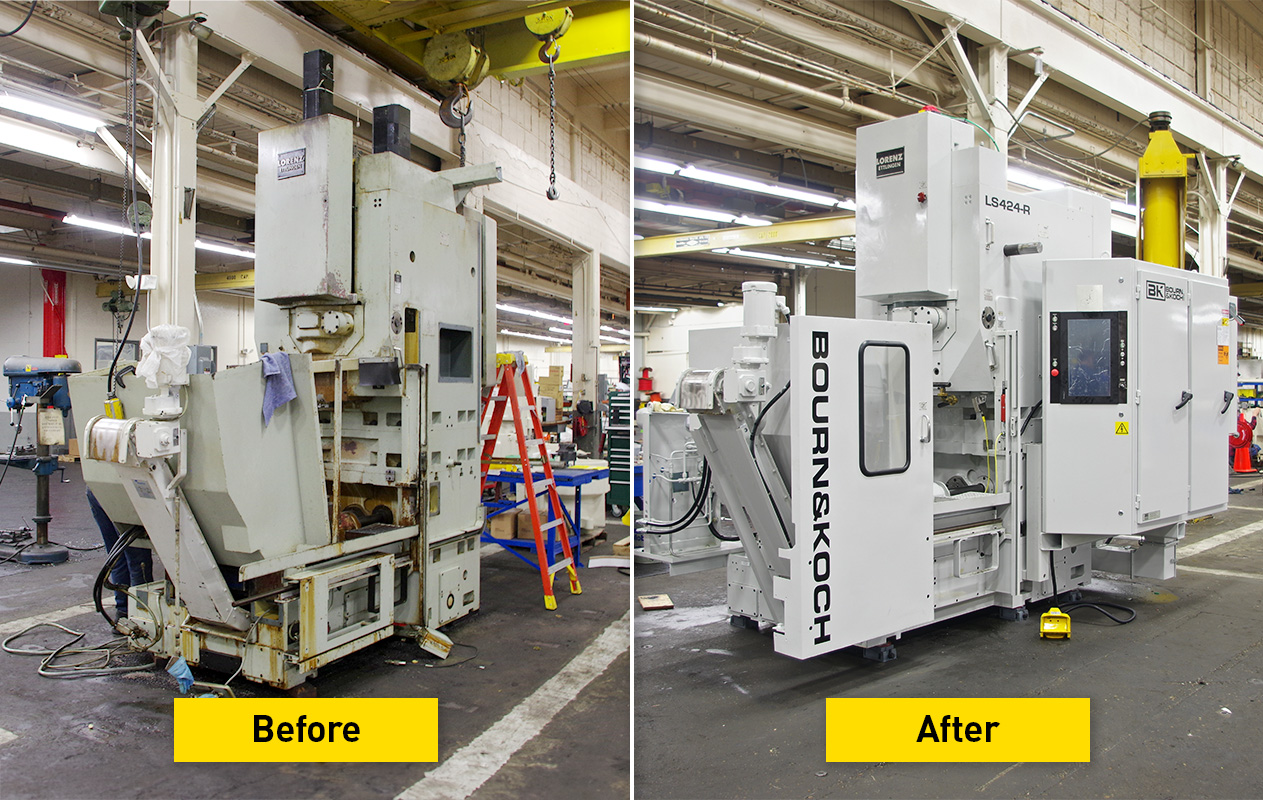 CNC Retrofit Before After