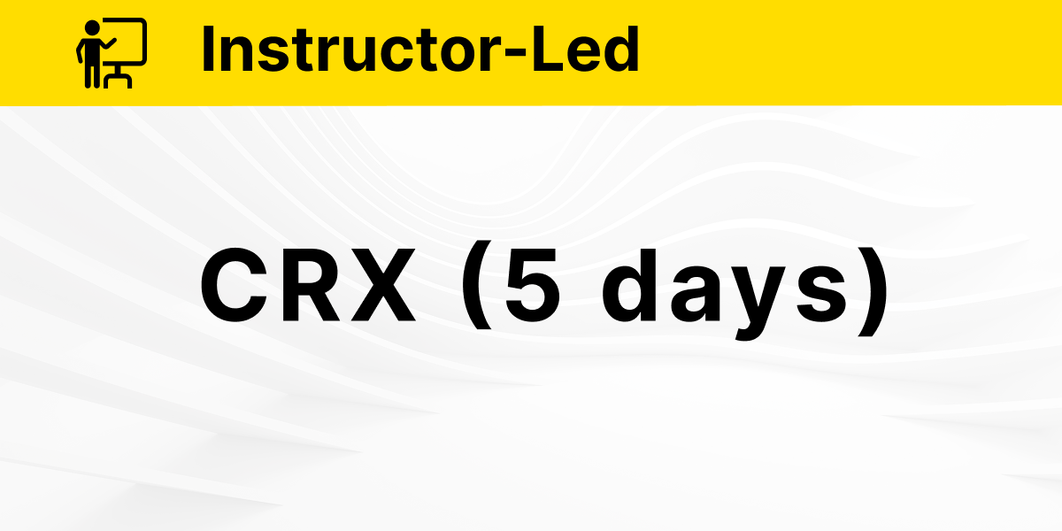 CRX-Series Collaborative Robot Operations and Programming