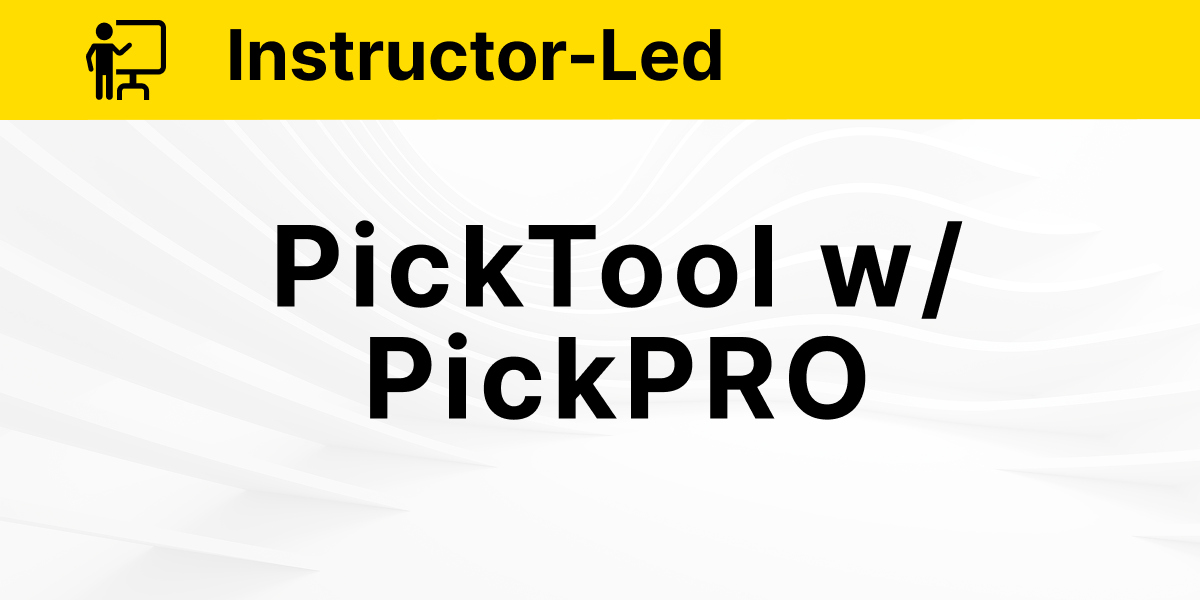 iRPickTool Operations & Programming w/iRPickPRO