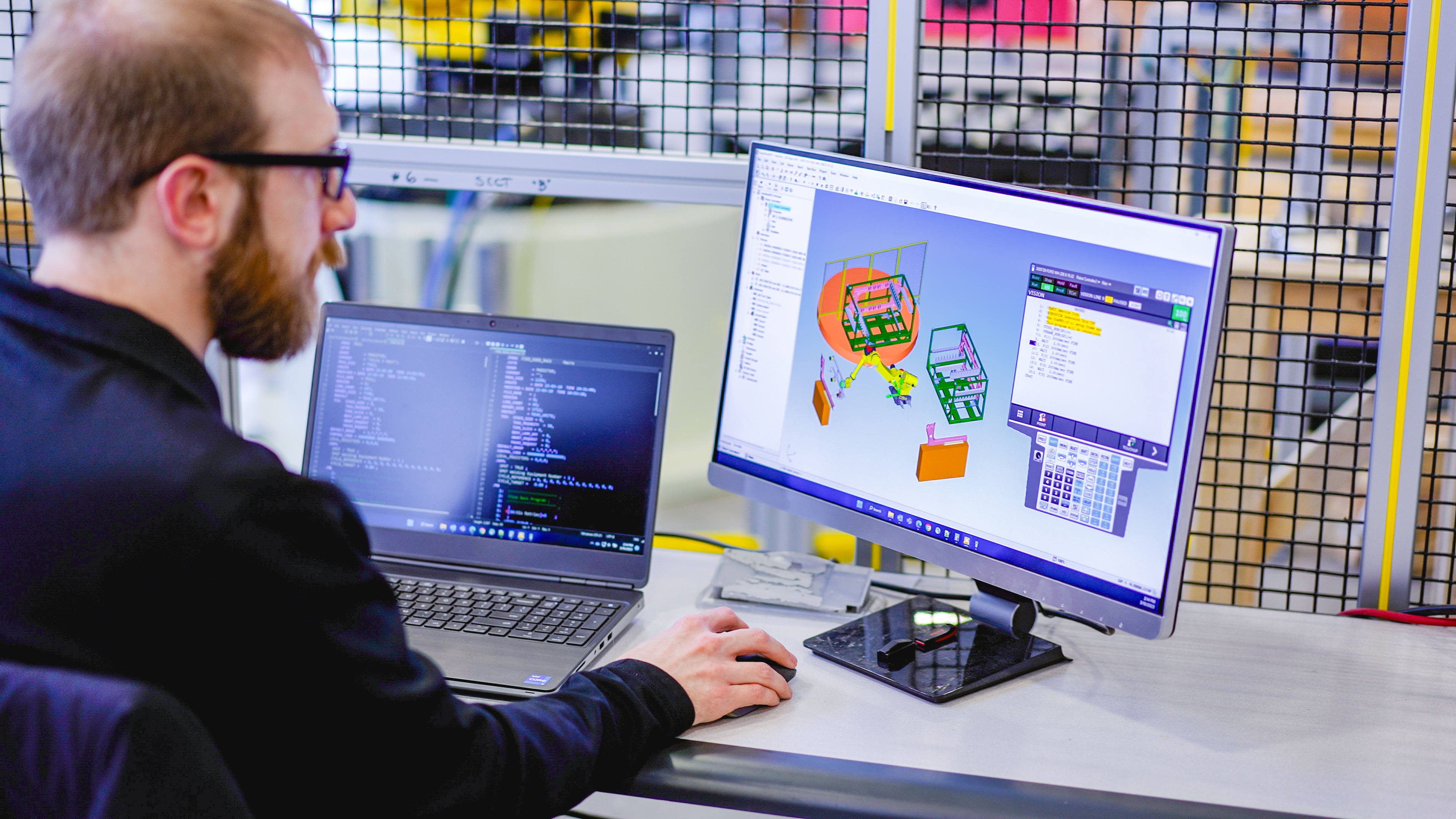 FANUC Engineer using ROBOGUIDE 1