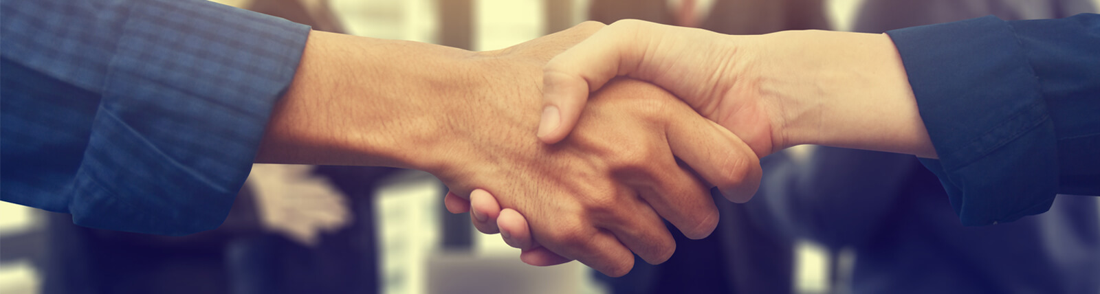 Handshake hero