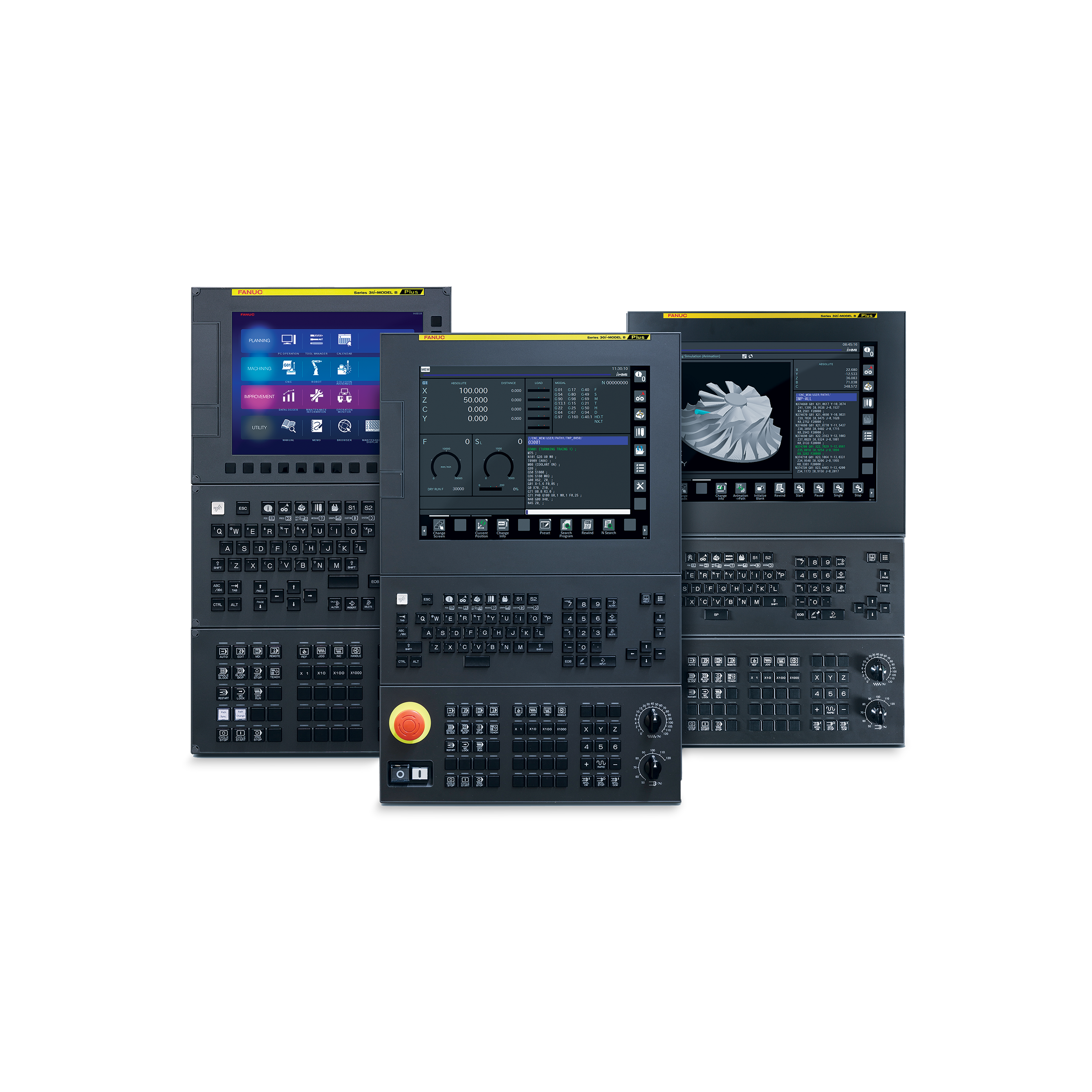 FANUC CNC Controls 30i 31i 32i Model B Plus series Without Background
