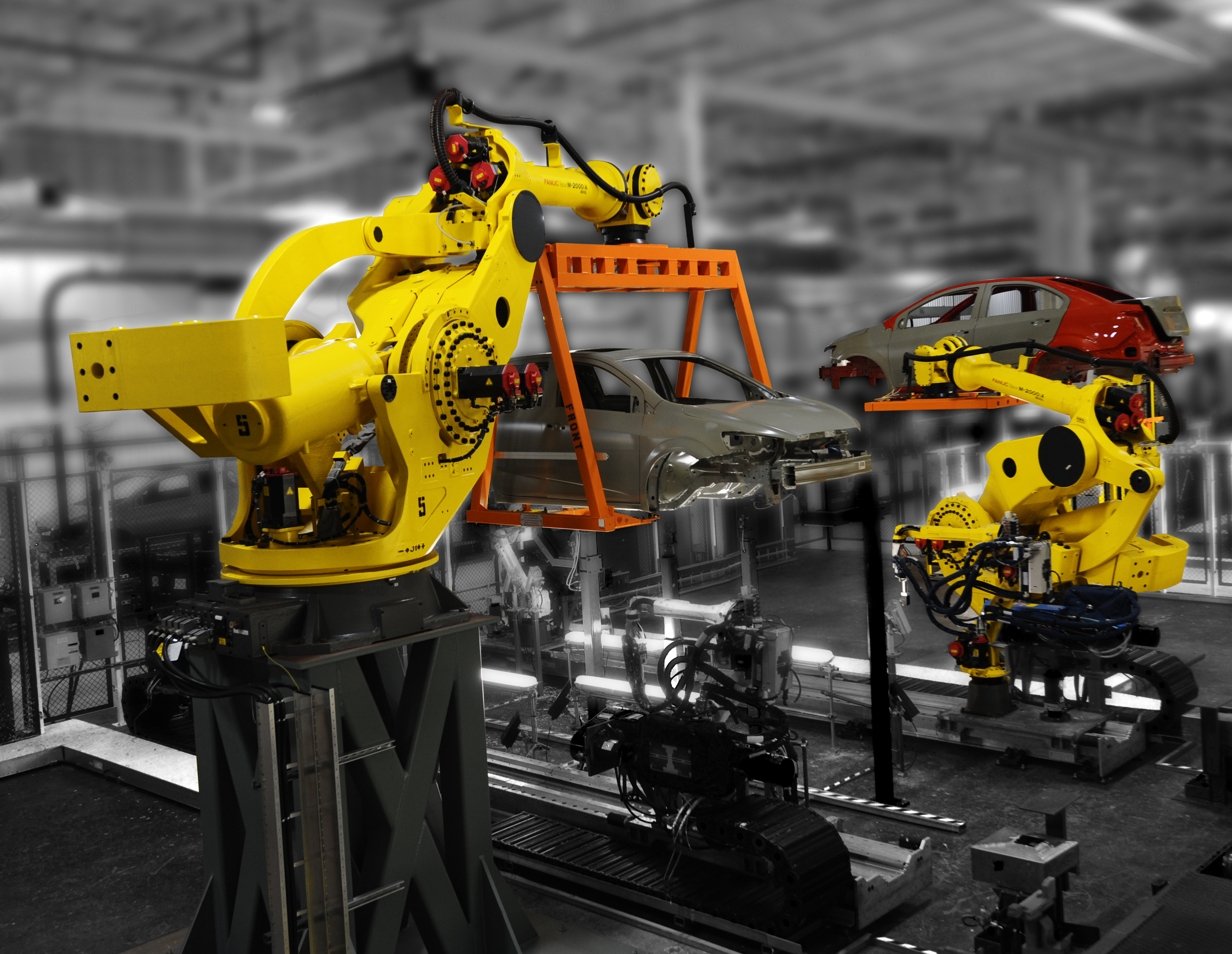 M 2000i A Robots Car Sealer and Transfer