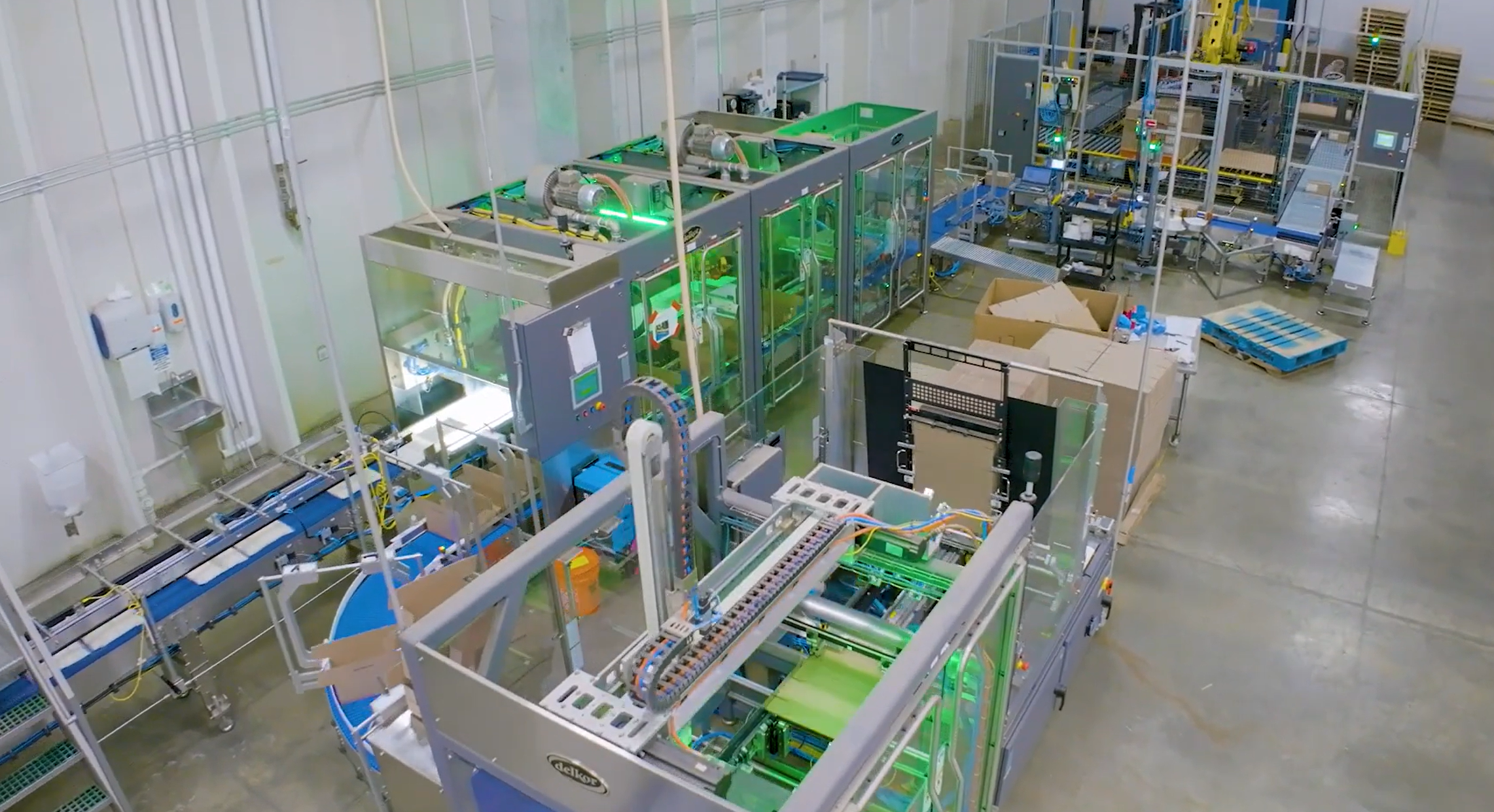 Packing and Palletizing System