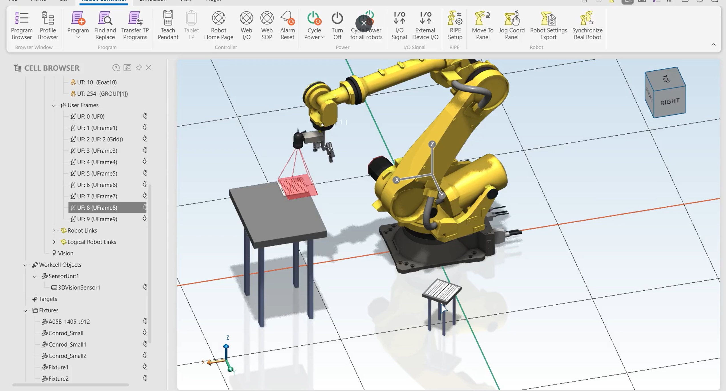 ROBOGUIDE V10 with iRVision EOAT