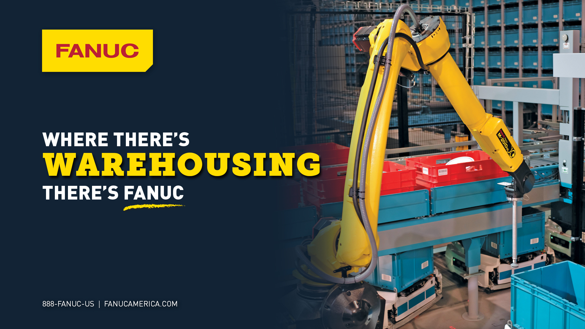 Where Theres Warehousing Theres FANUC Monitor Graphic