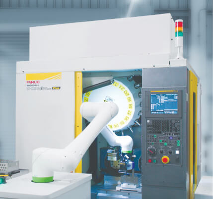 Crx 20ial machine tending a robodrill plus