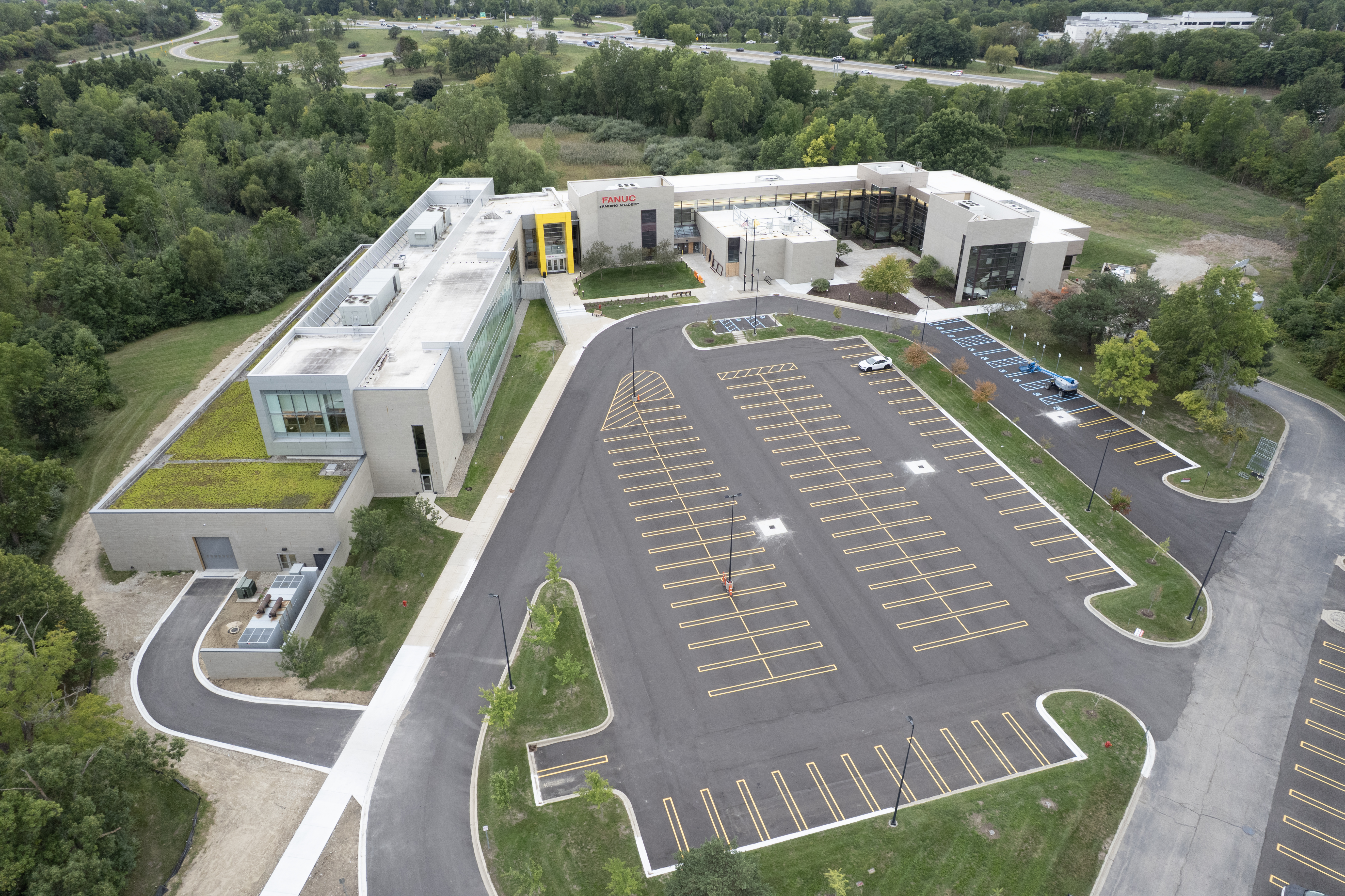 Aerial View of the FANUC Training Academy