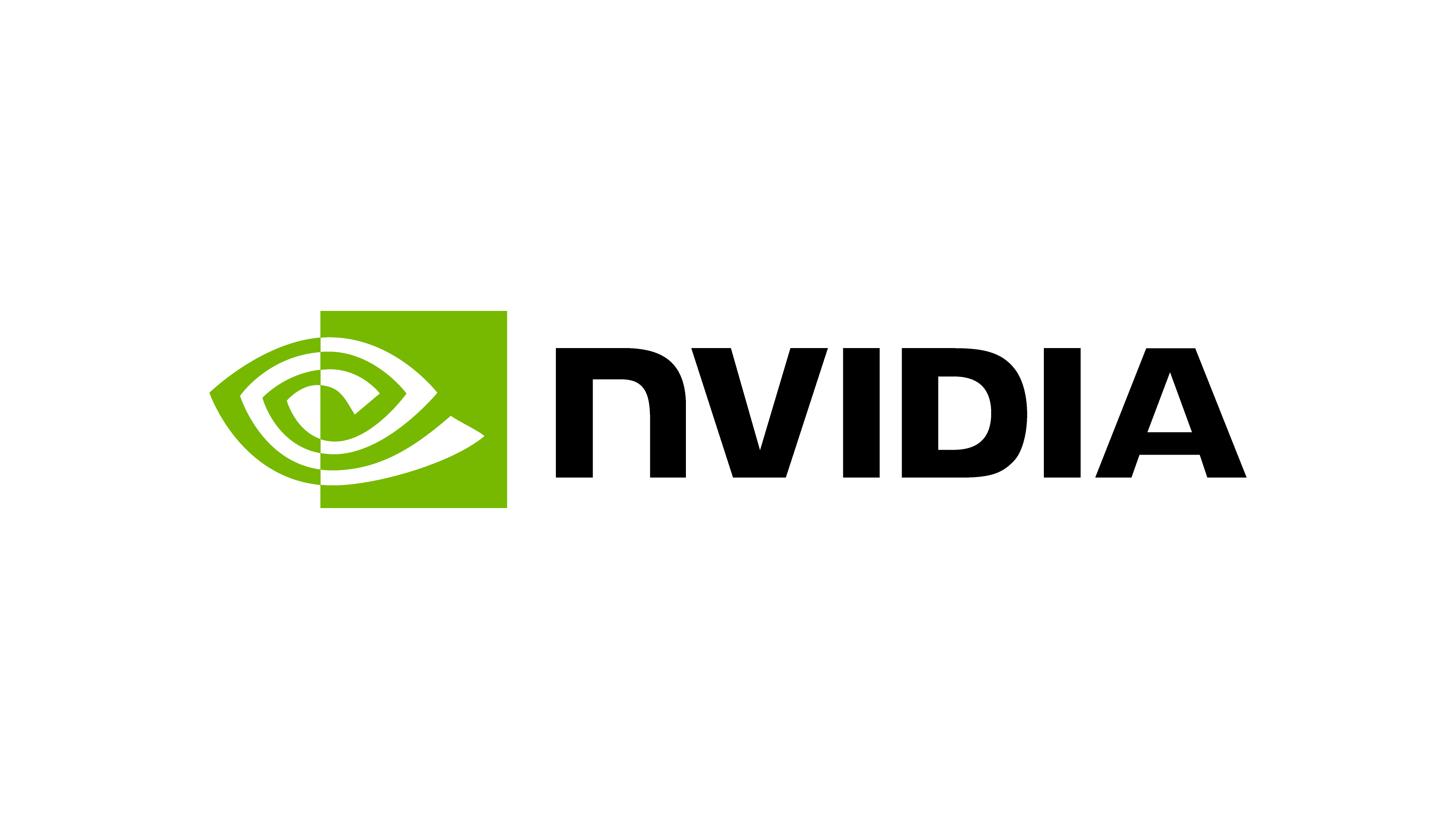Nvidia logo horiz blk