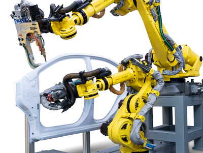 R 1000ia 120f7b spot welding solution arm dressout