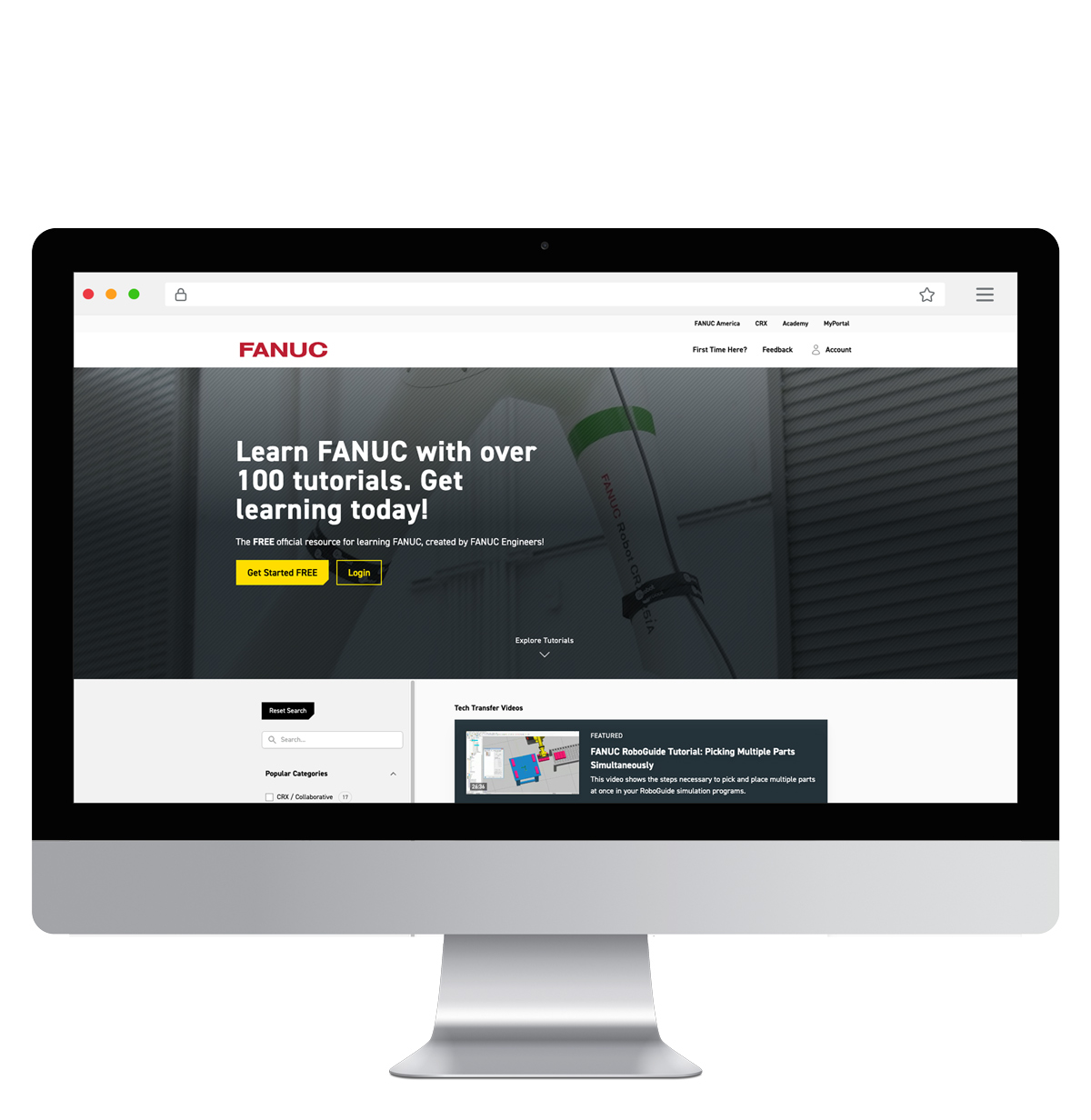 FANUC America Launches New Robot Tutorial Website for… | FANUC America