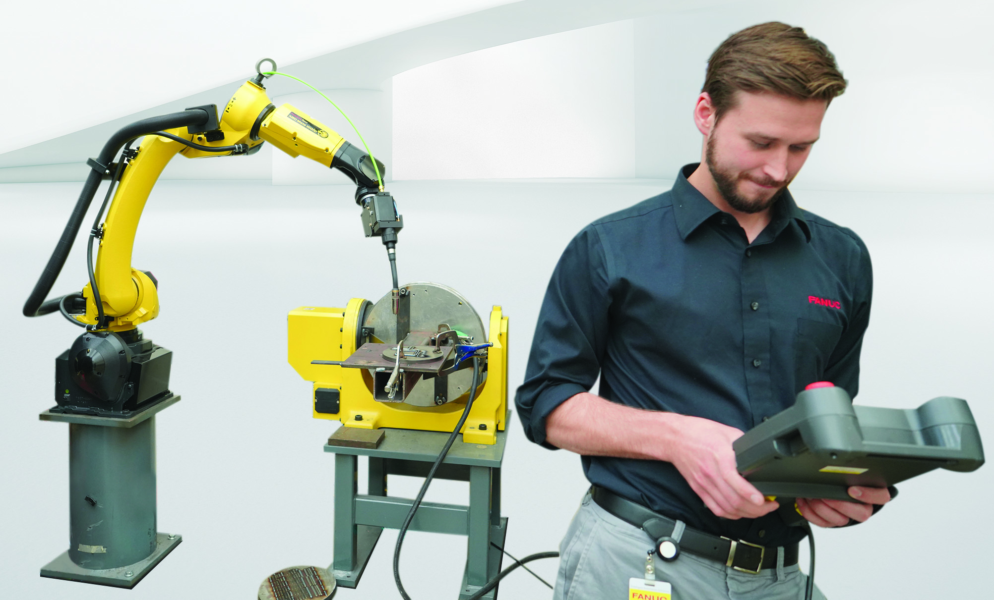 ARC Mate 100i D Welding Setup