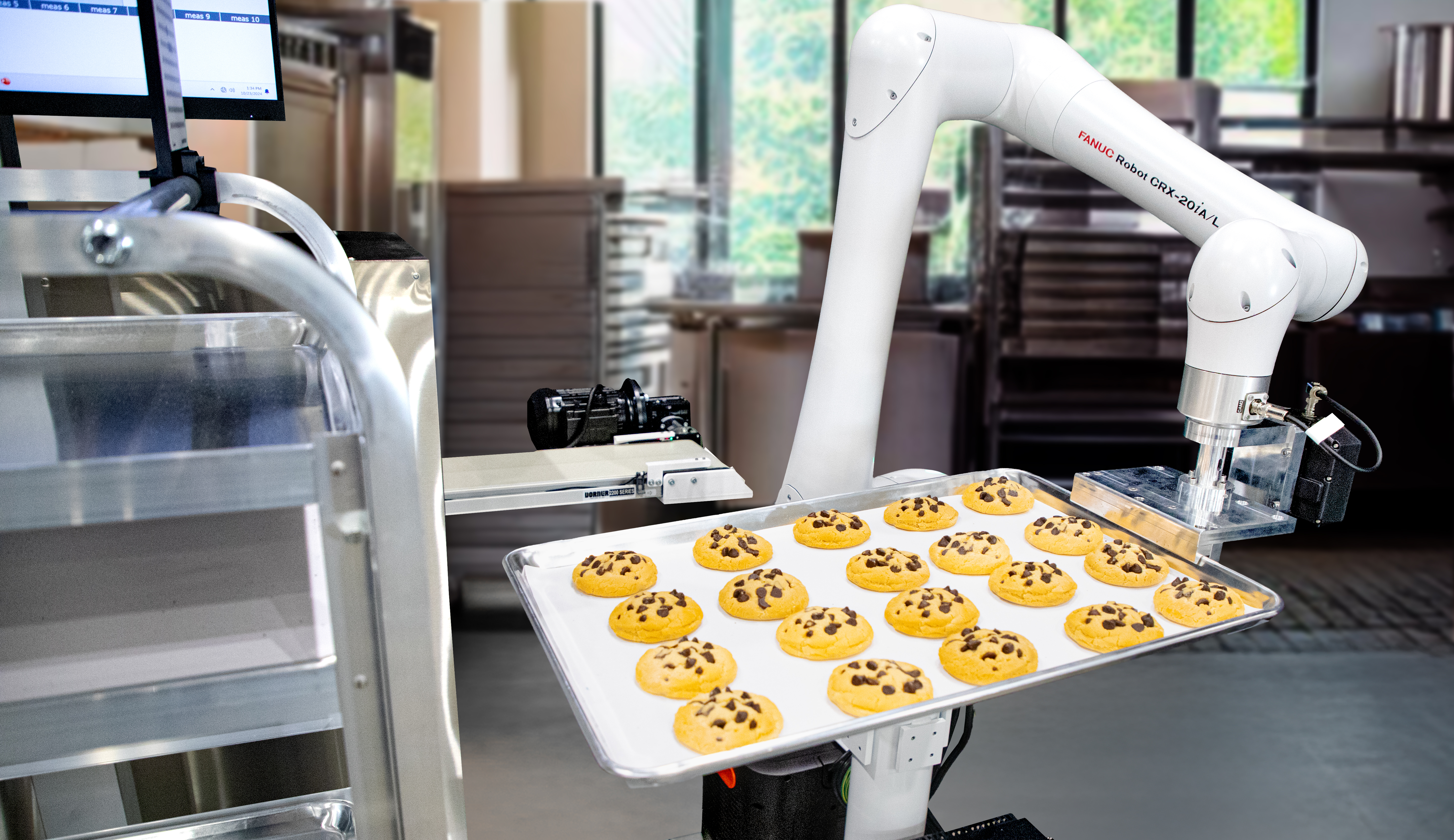 CRX 20i A L Food Grade Loading and Unloading Cookie Trays
