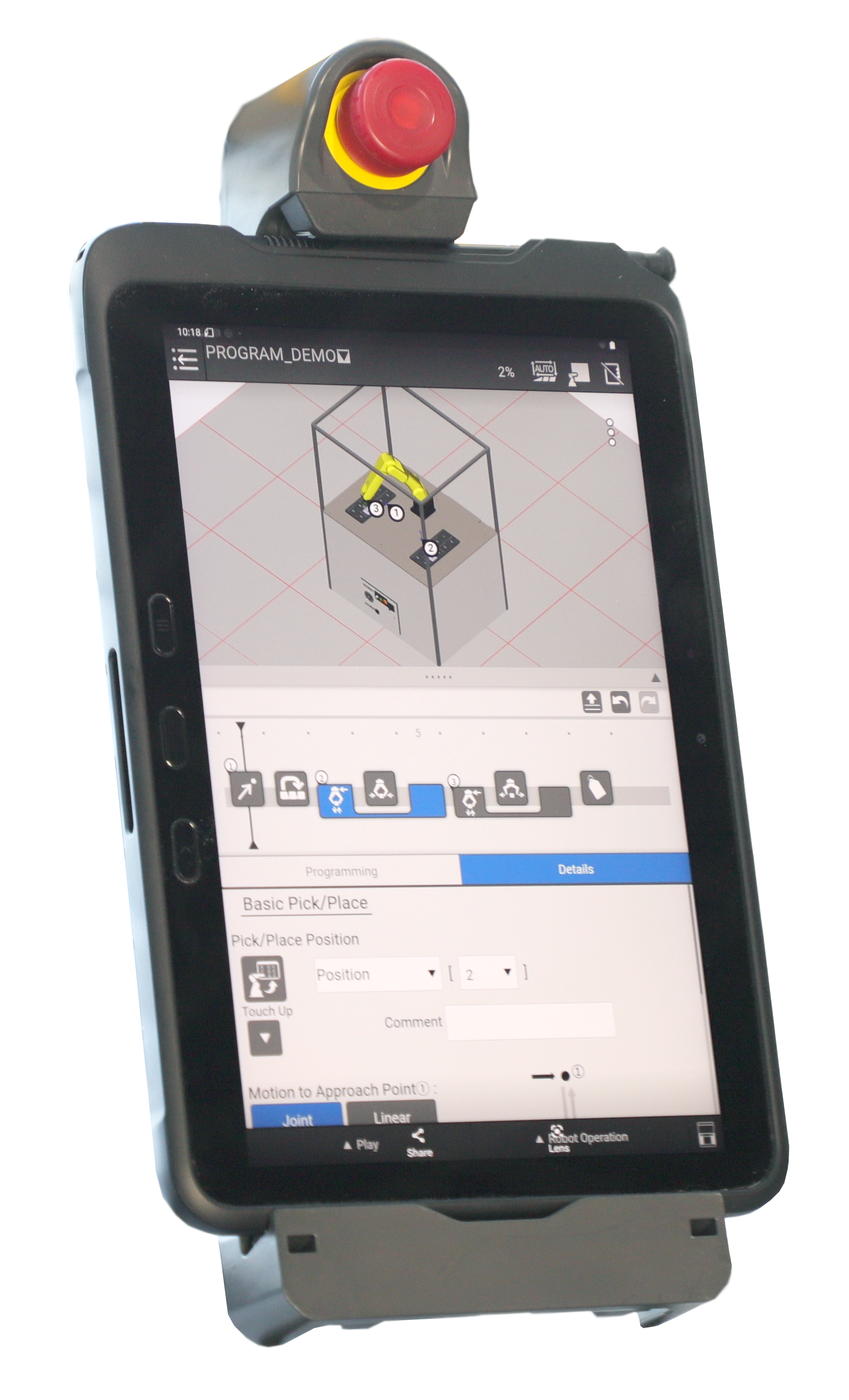 Tablet Teach Pendant Beauty Shot