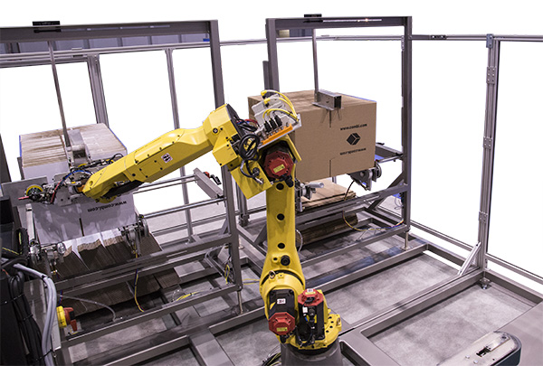 Box building robot